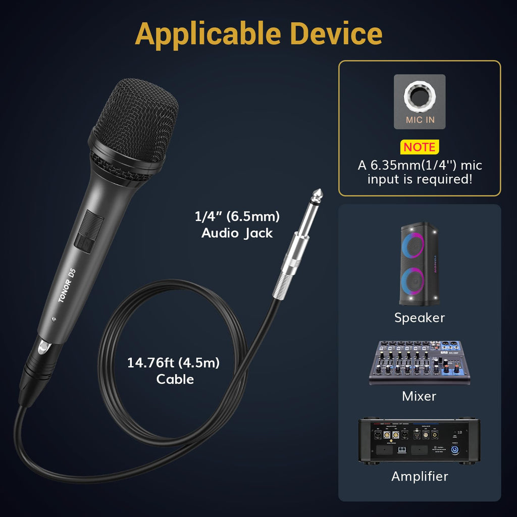Dynamic Wired Vocal Microphone O792638