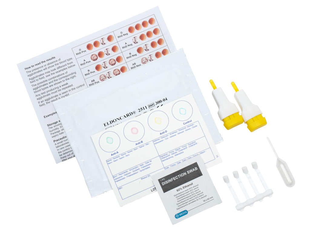 Blood Typing Kit 2 Test Pack G634
