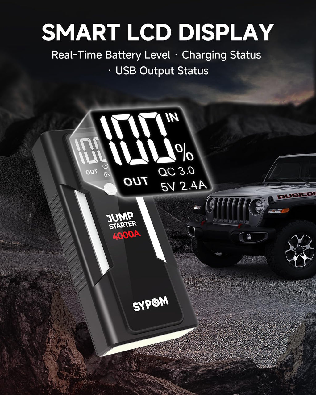 12V Portable Car Jump Starter Power Pack Q871