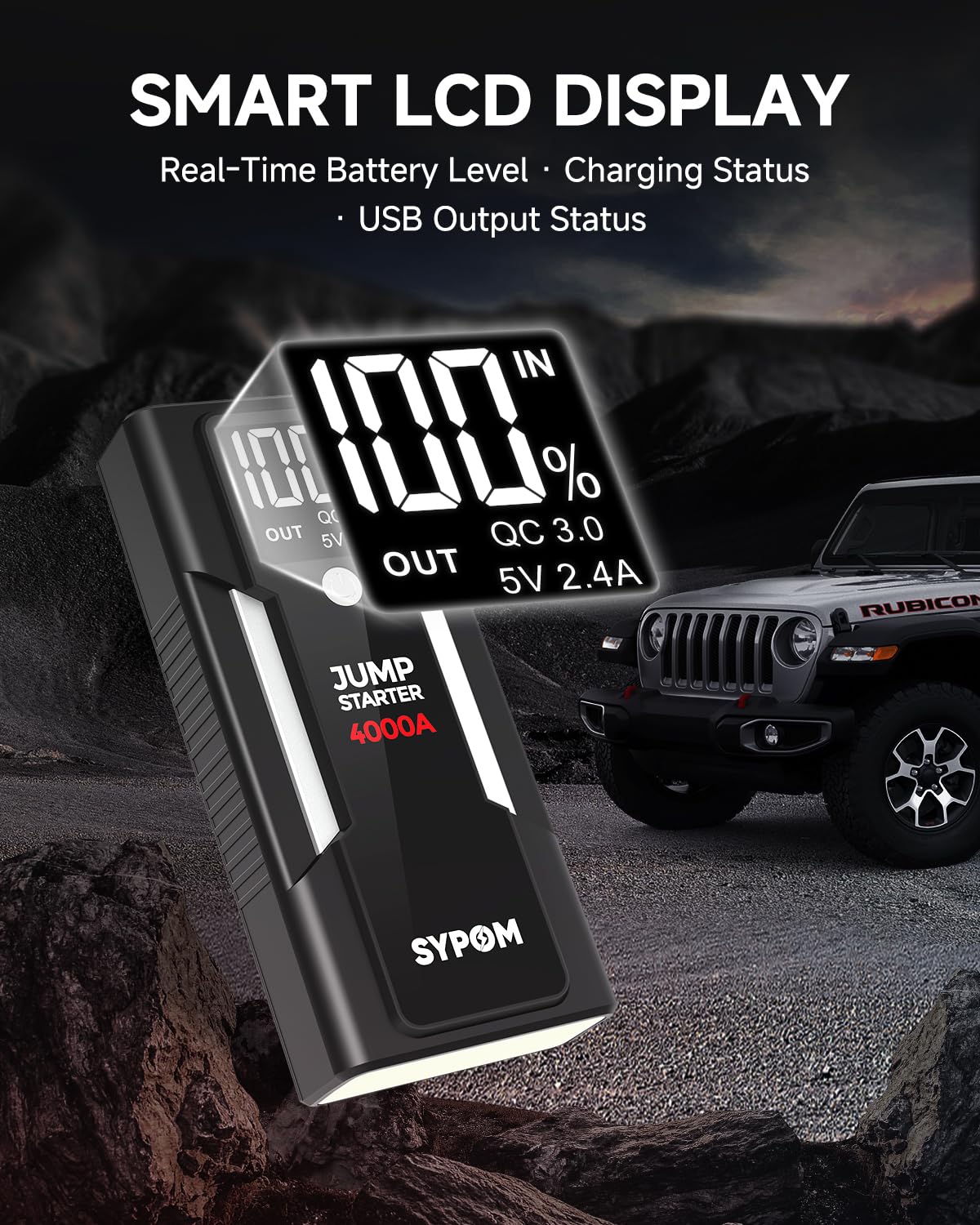 12V Portable Car Jump Starter Power Pack Q871
