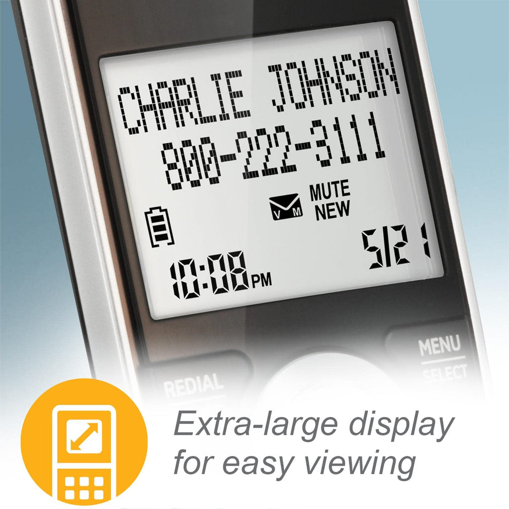 2-Handset Corded/Cordless Phone with Answering Machine D566225