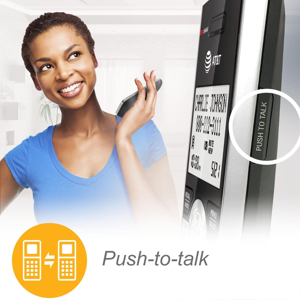 2-Handset Corded/Cordless Phone with Answering Machine D566225