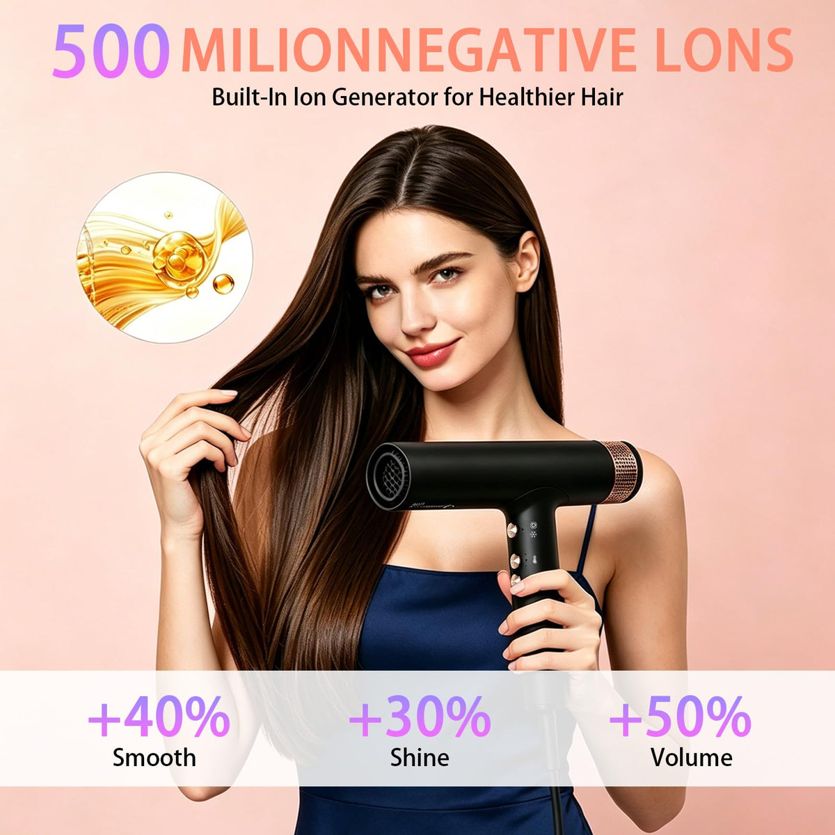 1875W Ionic Hair Dryer with Diffuser M93515
