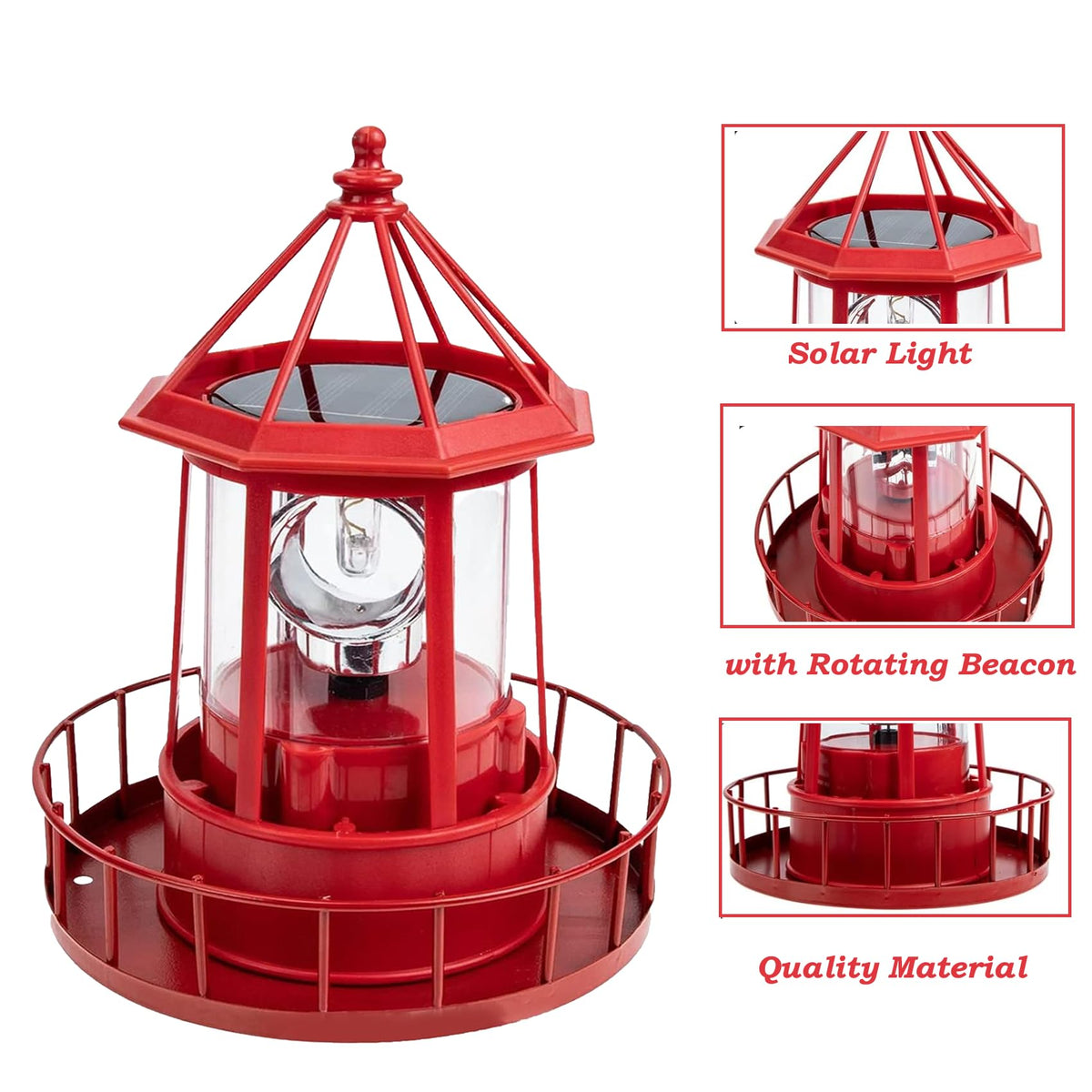 Solar Powered Lighthouse X688