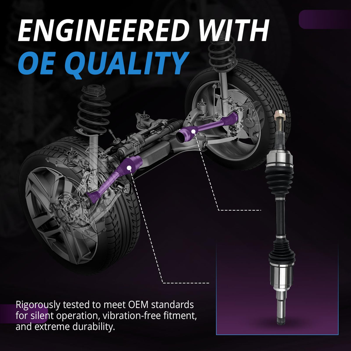 2.4L Front CV Axle Pair M781