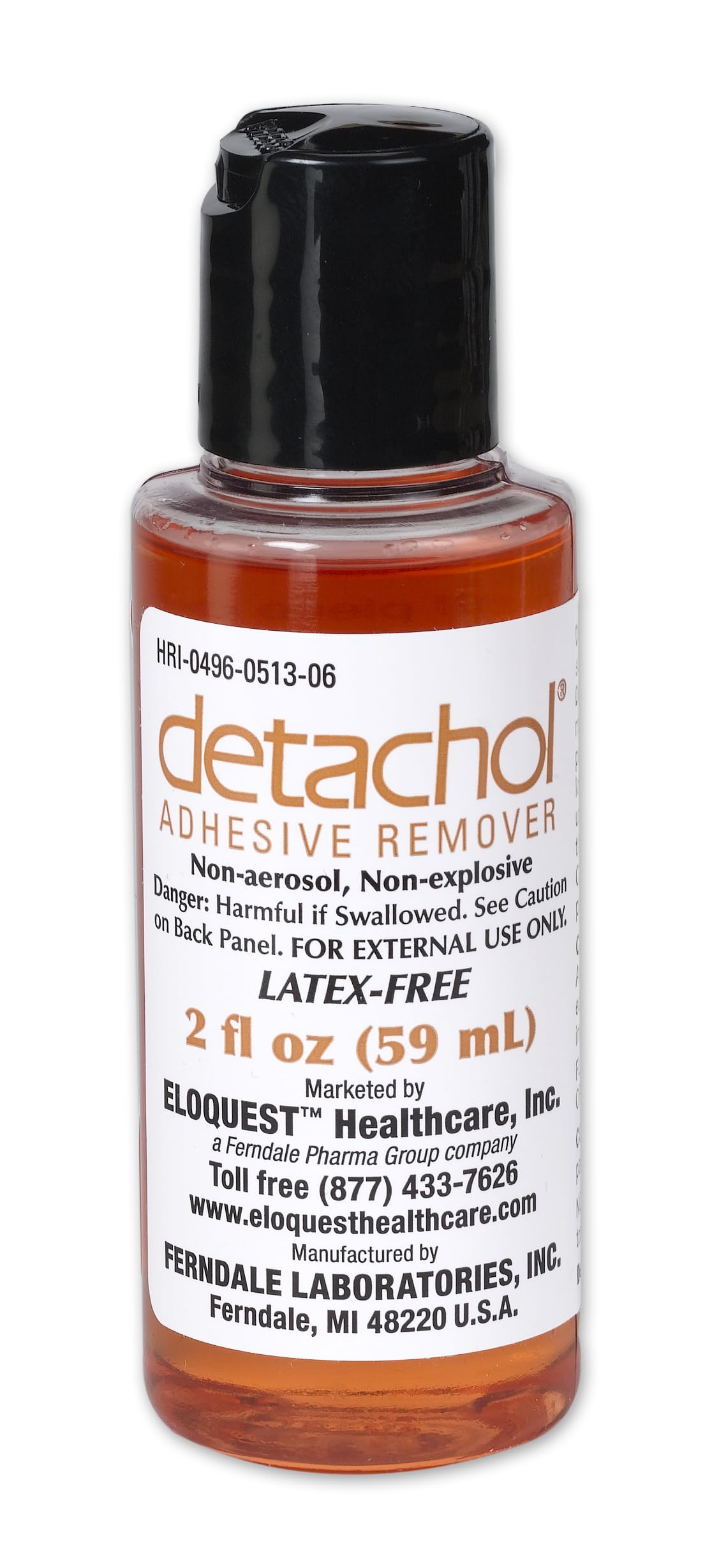 Adhesive Remover 2oz Bottle Alcohol and Acetone Free I21539