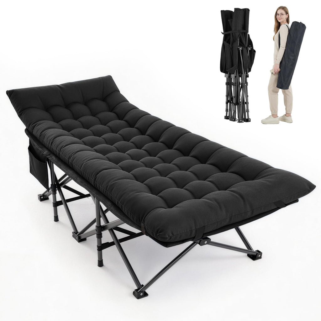 Folding Camping Cot with Carry Bag & Mattress E8104