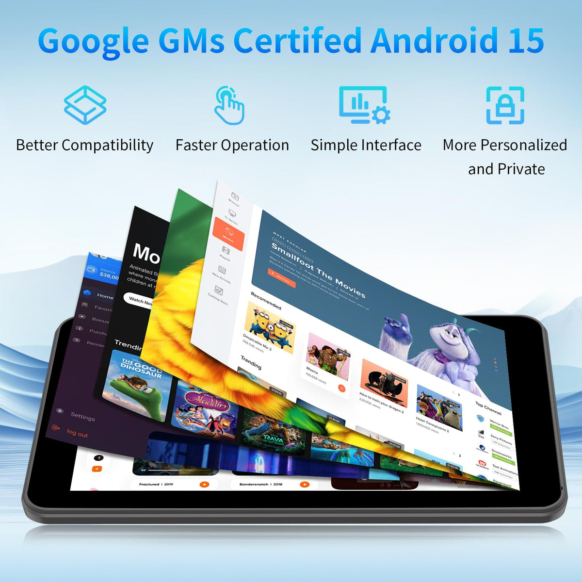 7 Inch Tablet with Case, 32GB+1TB Expand, 5G WiFi, IPS Display (Black) G338421