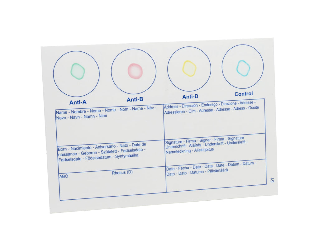 Blood Typing Kit 2 Test Pack G634