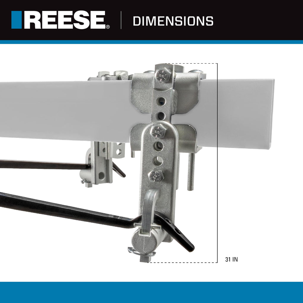 Weight Distribution Hitch with Active Sway Control, 10,000 lbs. Capacity, Black F956311