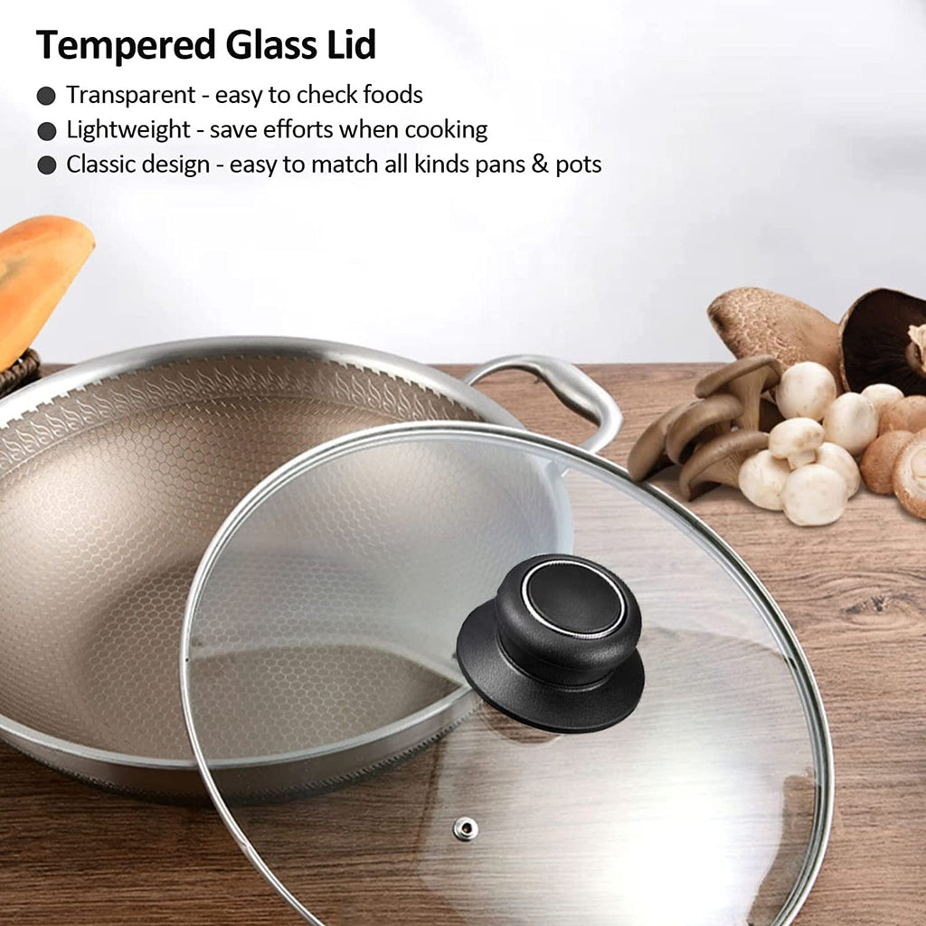 15.4 Inch Tempered Glass Lid V17320