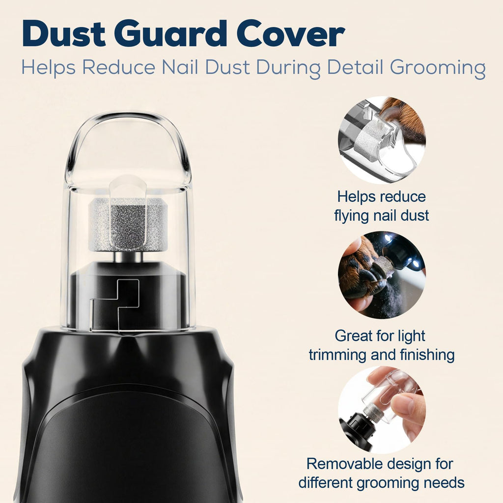 Dog Nail Grinder Quiet 6-Speed with LED Light X6223