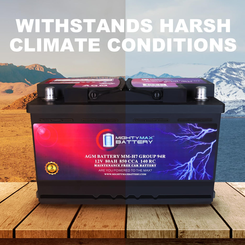 12V 80AH 850 CCA Replacement Battery H17092