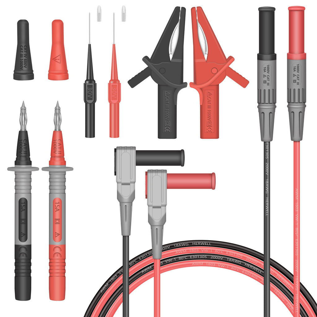 4mm Banana Plug Test Leads with Alligator Clips N875850