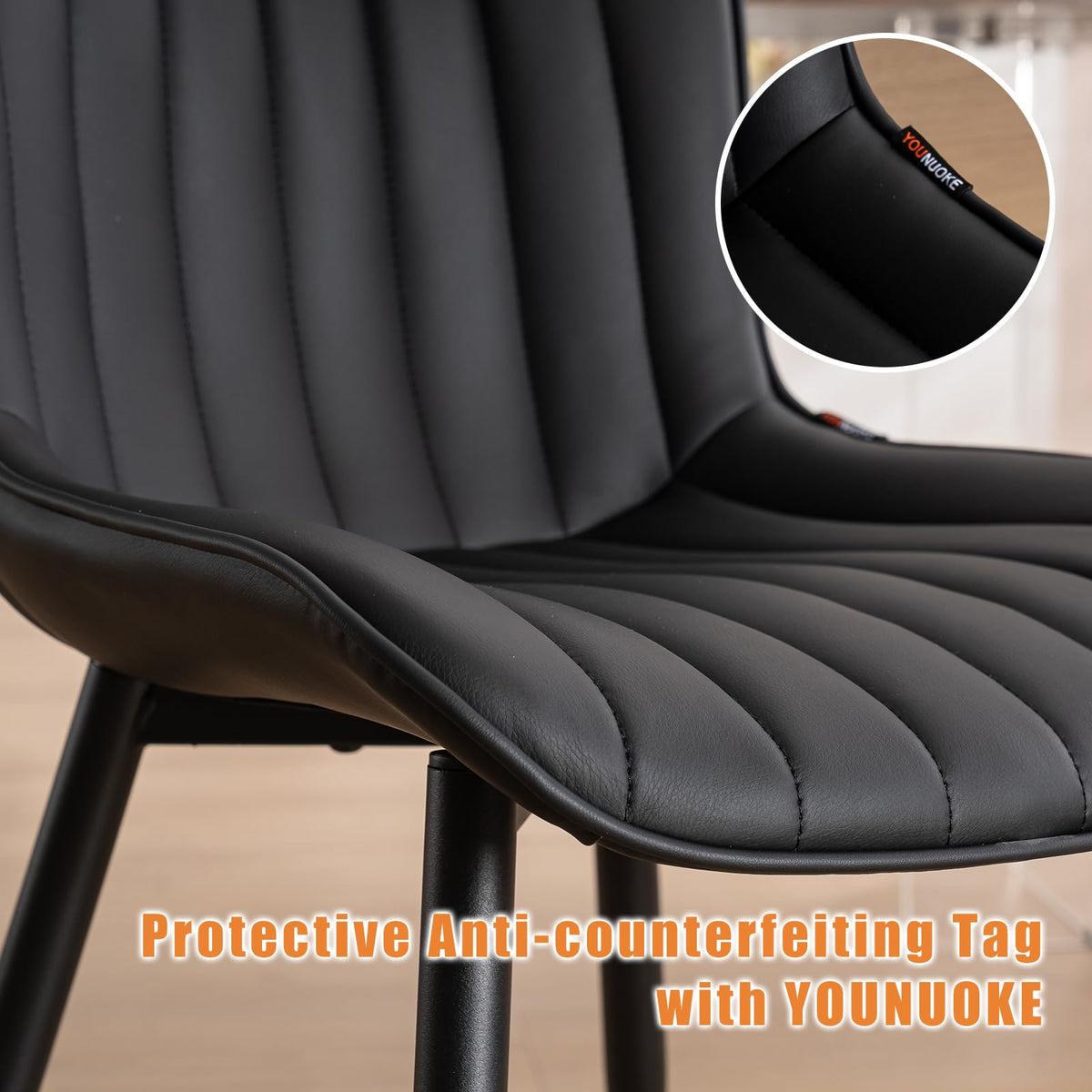 Black Dining Chairs Set of 2 R677146