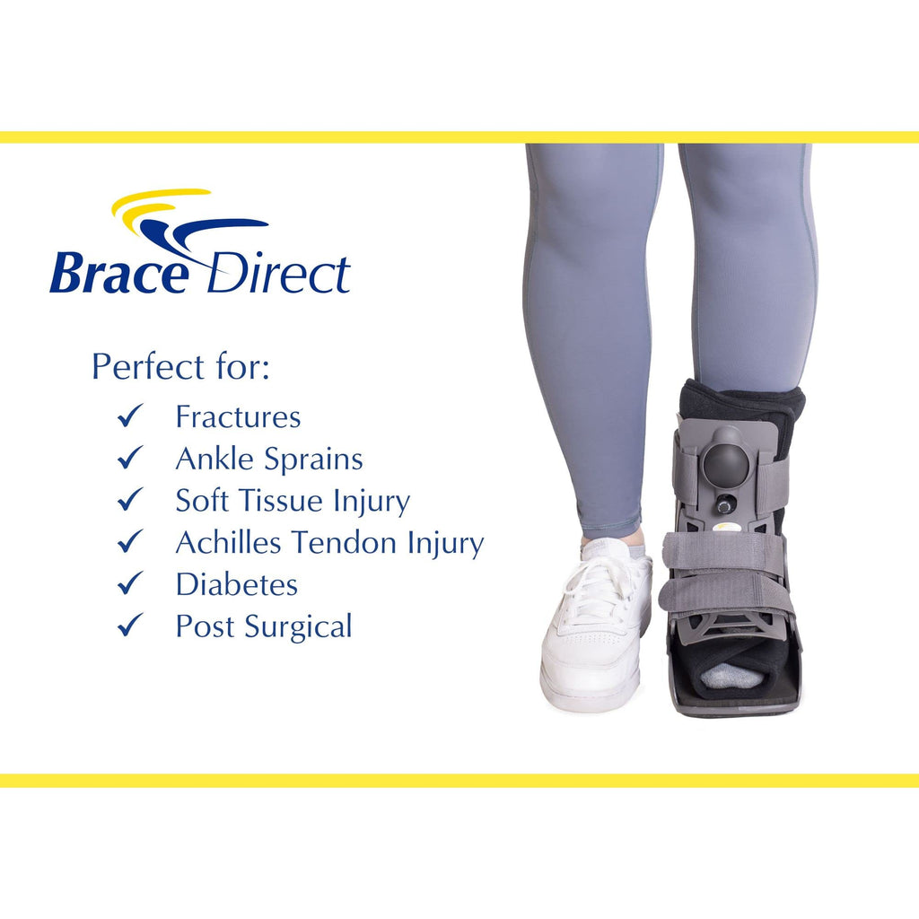 Ultra Light Short Full Shell Walking Boot + Reusable Ankle & Foot Ice Pack S358832