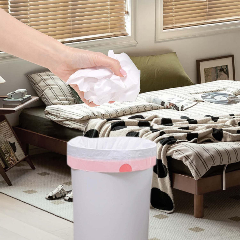 13 Gallon White Unscented Drawstring Trash Bags Z91340