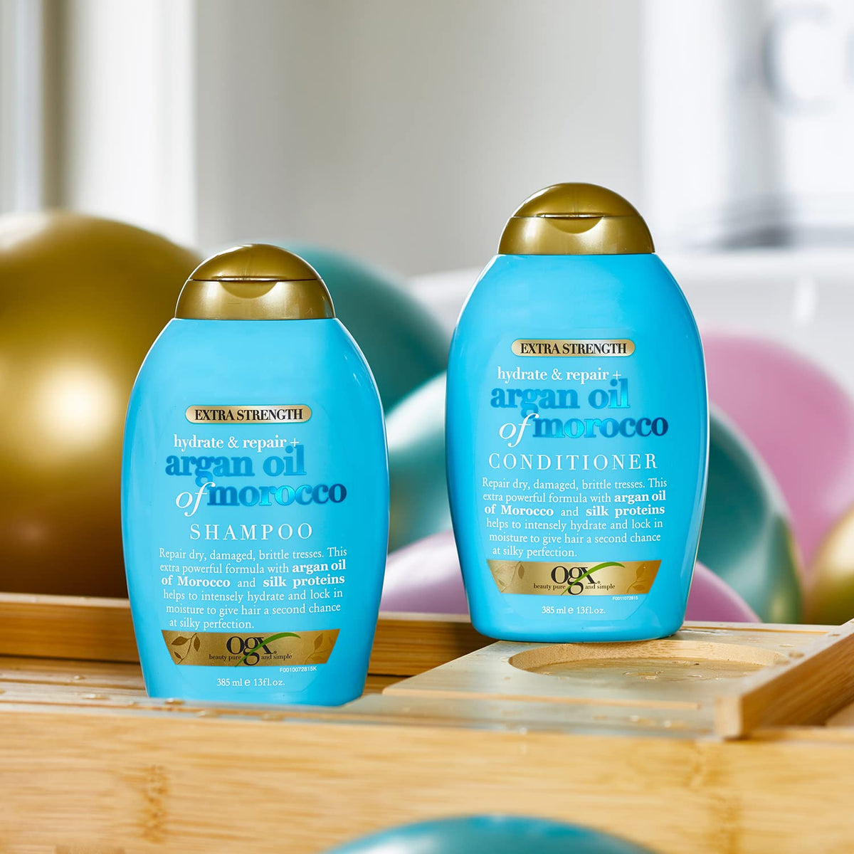 13 Fl Oz Argan Oil Shampoo & Conditioner F832048