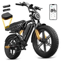 Electric Bike 48V 15Ah Battery 20"x4" Fat Tire M166029