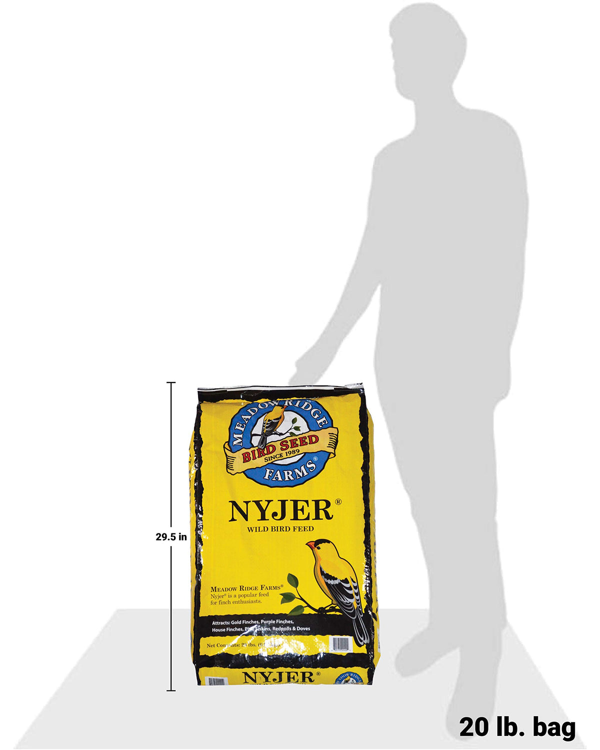 Nyjer Thistle Bird Seed 20-Pound Bag P7627