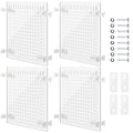 4 Set Acrylic Aquarium Divider Fish Tank Panels P4293