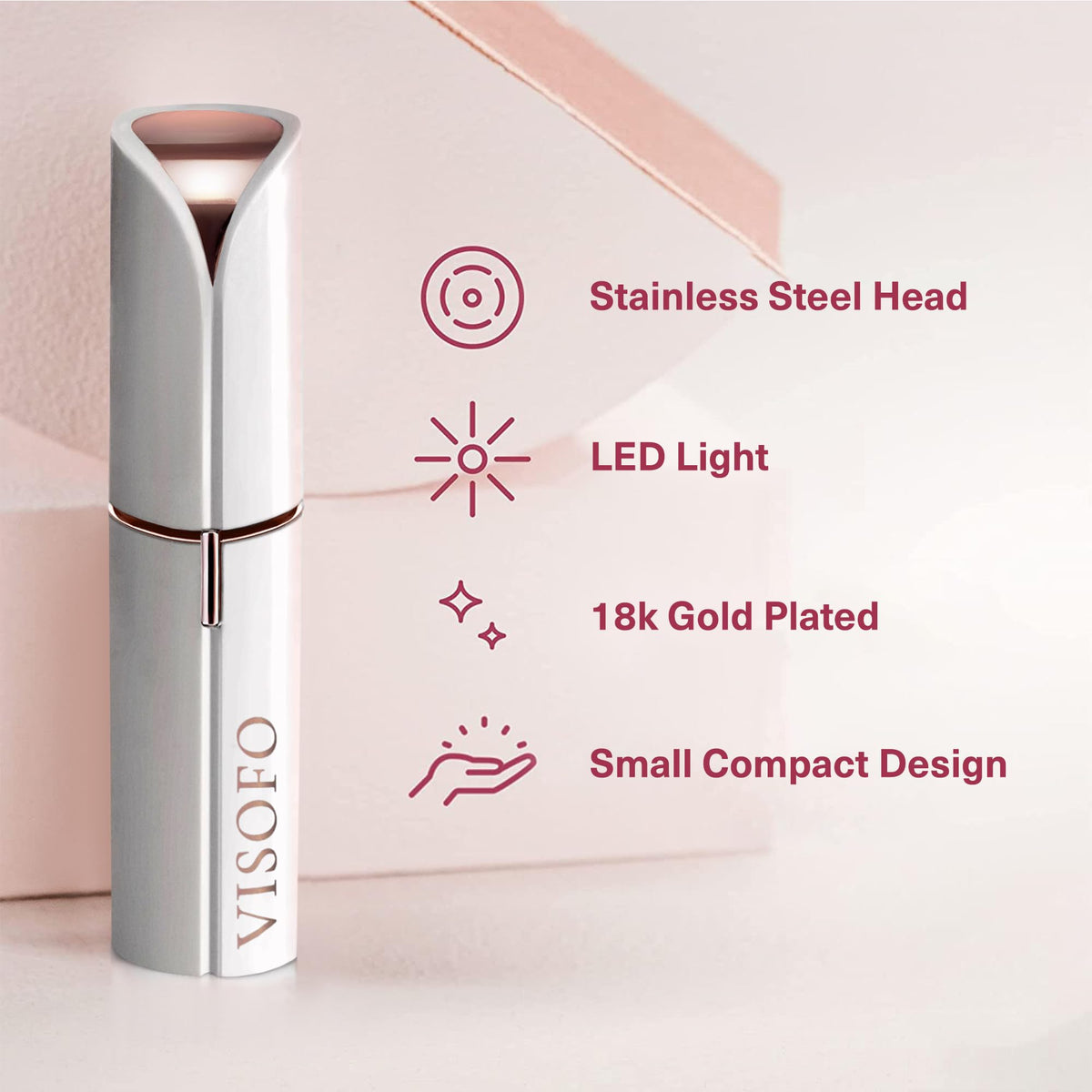 Electric Facial Hair Removal Razor Dermaplaning Trimmer P100