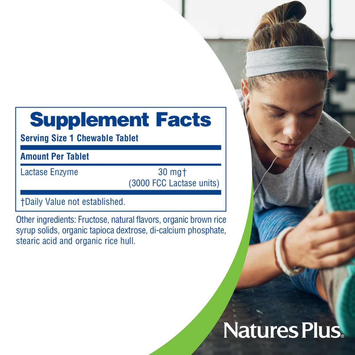 Natural Lactase Enzyme Chewable Tablets Q648