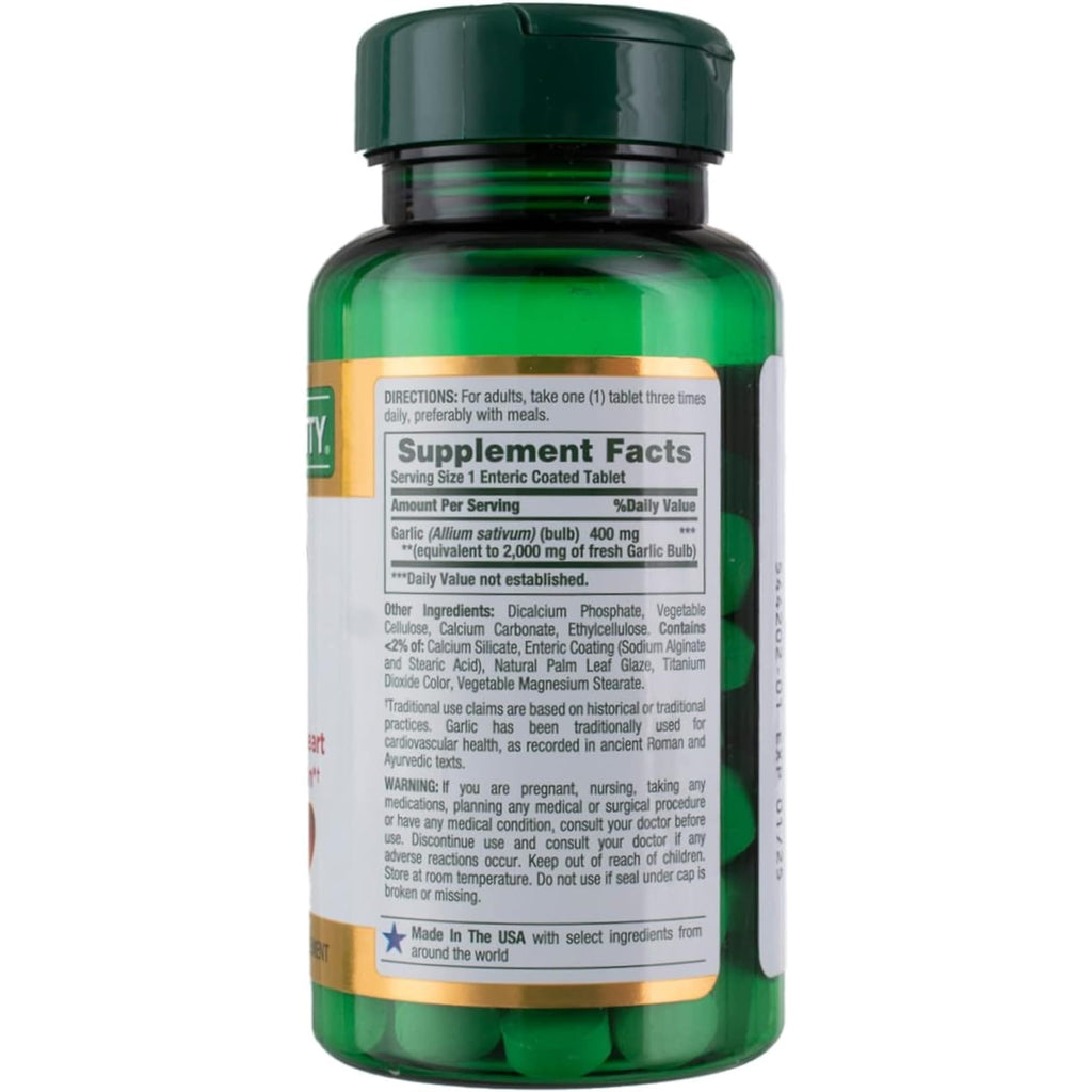 Garlic Tablets 2000mg 120 Count I37726