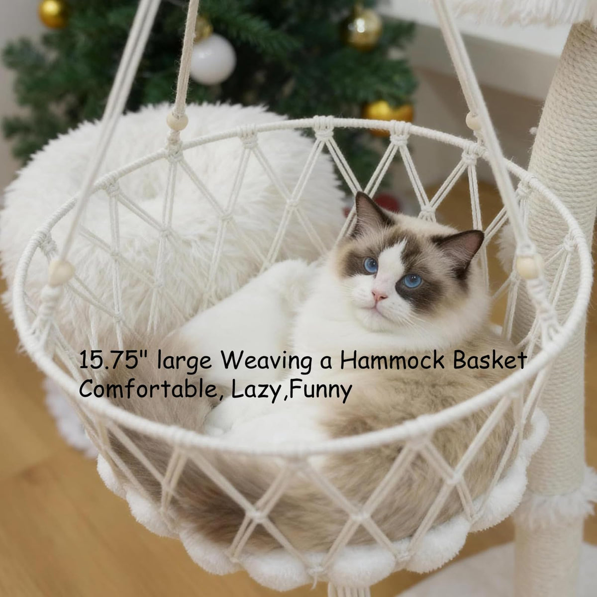 70" Multi-Level Cat Tree Tower with Plush Perches and Sisal Scratching Posts V6259