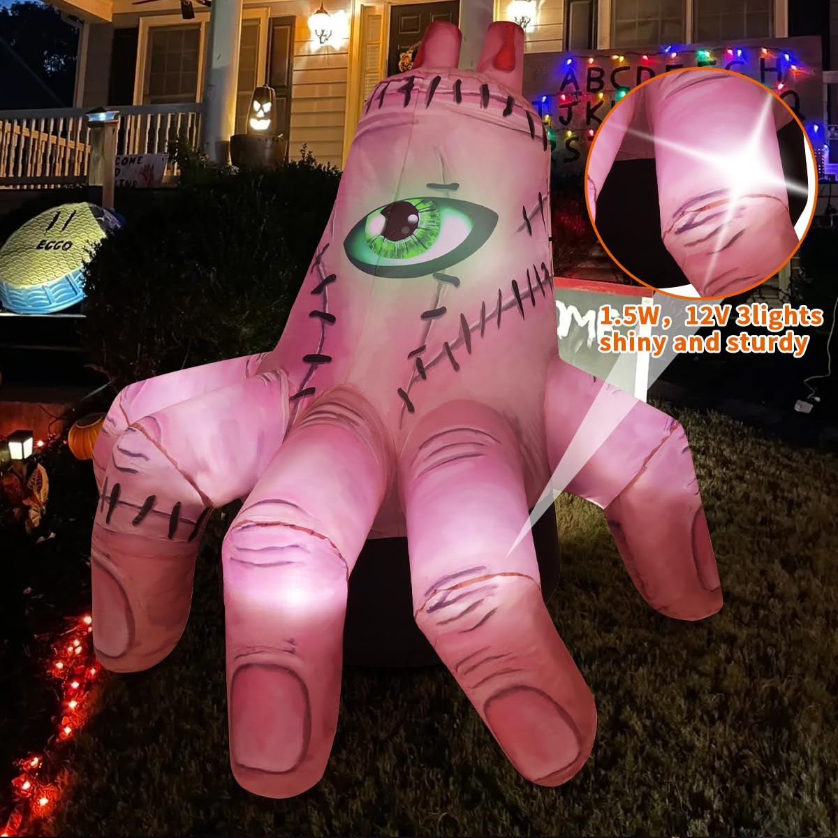 6 FT Halloween Inflatables with Built-in LEDs Q134003