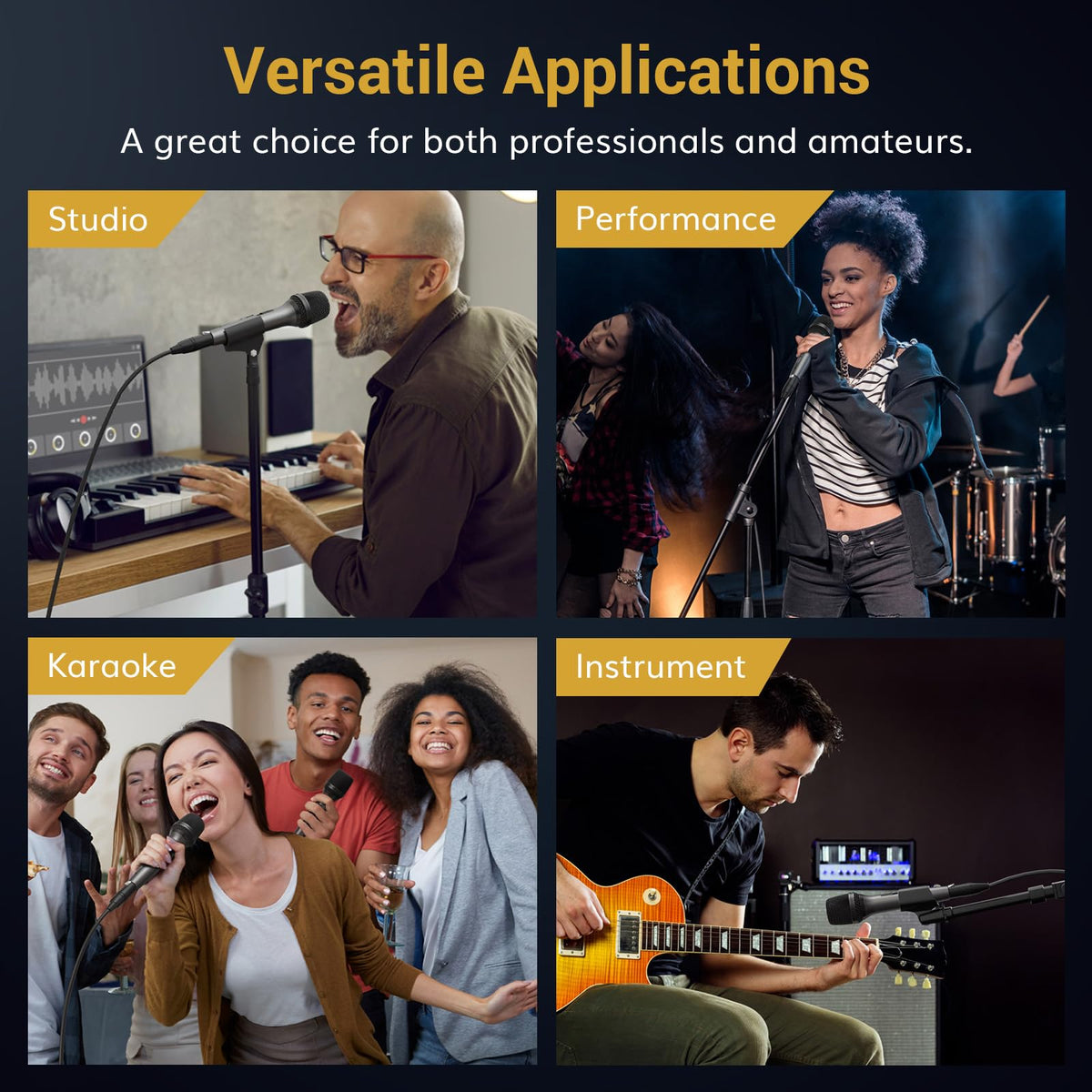 Dynamic Wired Vocal Microphone O792638