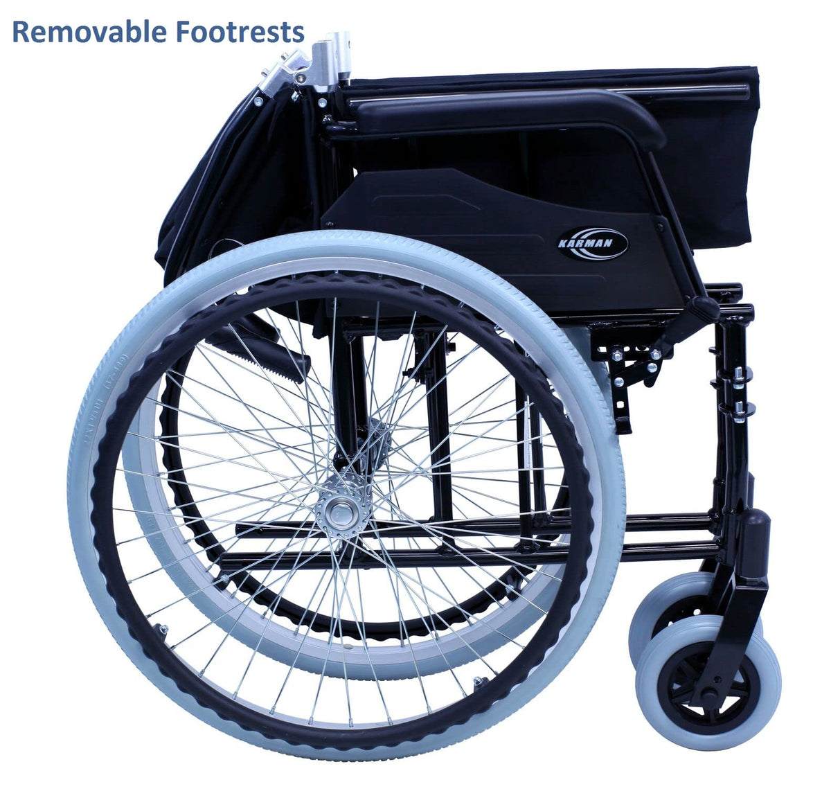 Black Ultra Lightweight Wheelchair Y30812
