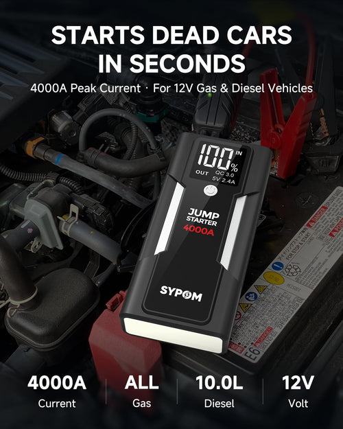 12V Portable Car Jump Starter Power Pack Q871