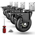3 in Side Mount Plate Caster Wheels J559