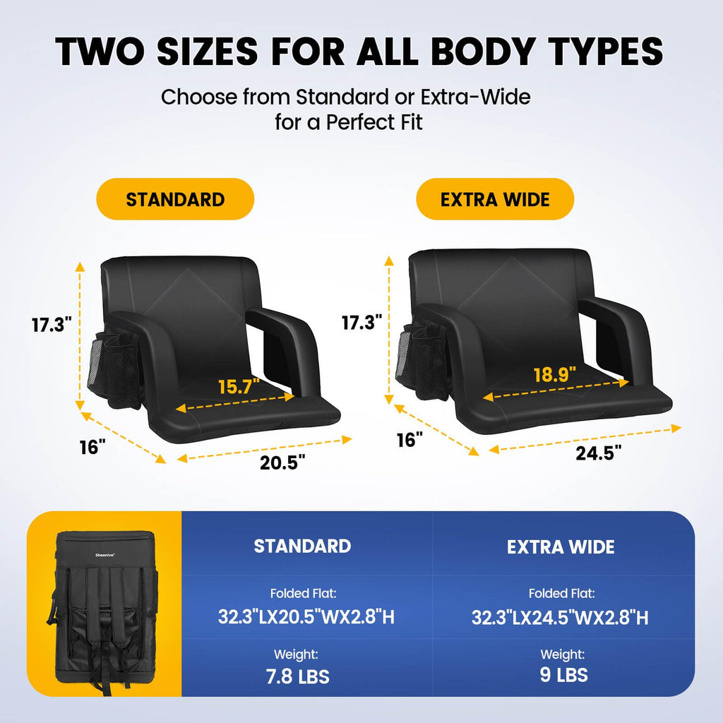 Reclining Stadium Seats with Back Support L844