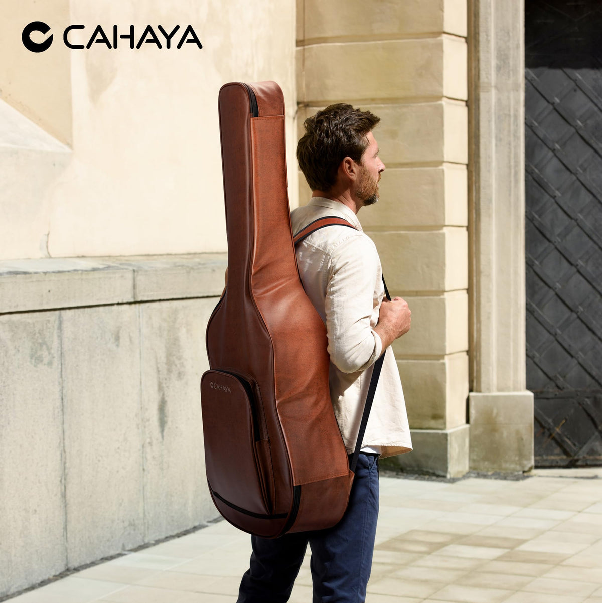 0.8in Thick Padding Waterproof Acoustic Guitar Case M24681