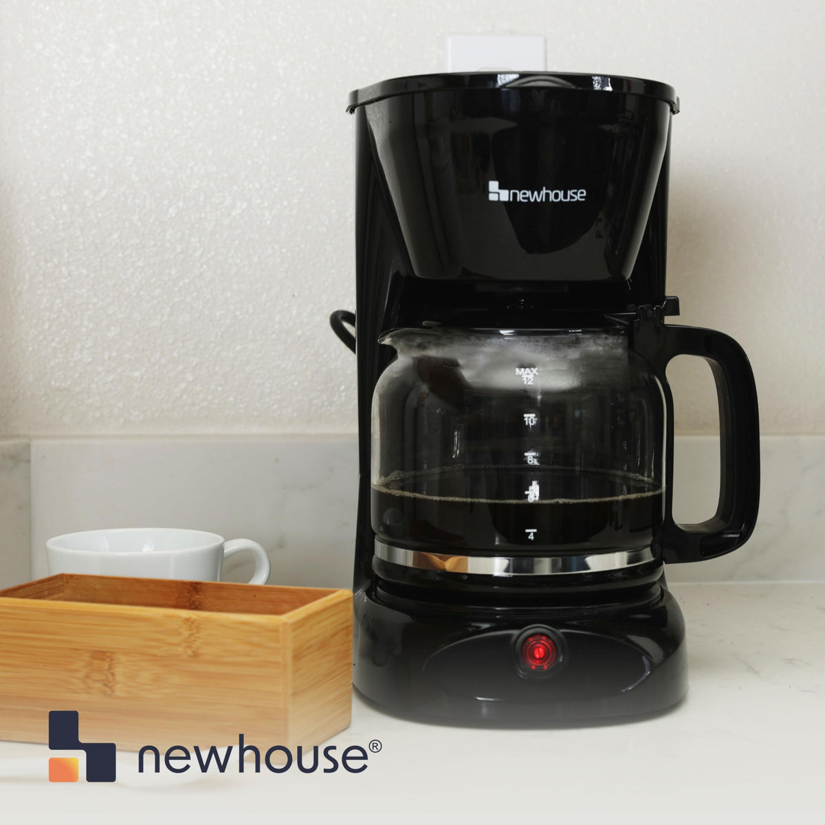 12 Cup Electric Coffee Maker with Auto Shut Off R748