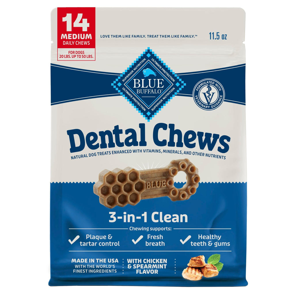 Chicken & Spearmint Medium Dental Chews, 11.5 oz, 14 ct Q5372