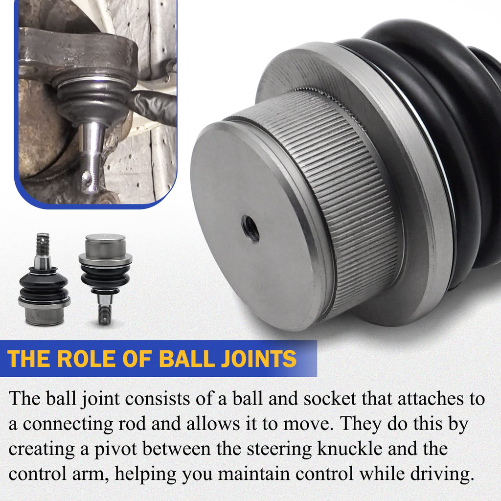 Zinc-Nickel Alloy Front Upper & Lower Ball Joints U733512