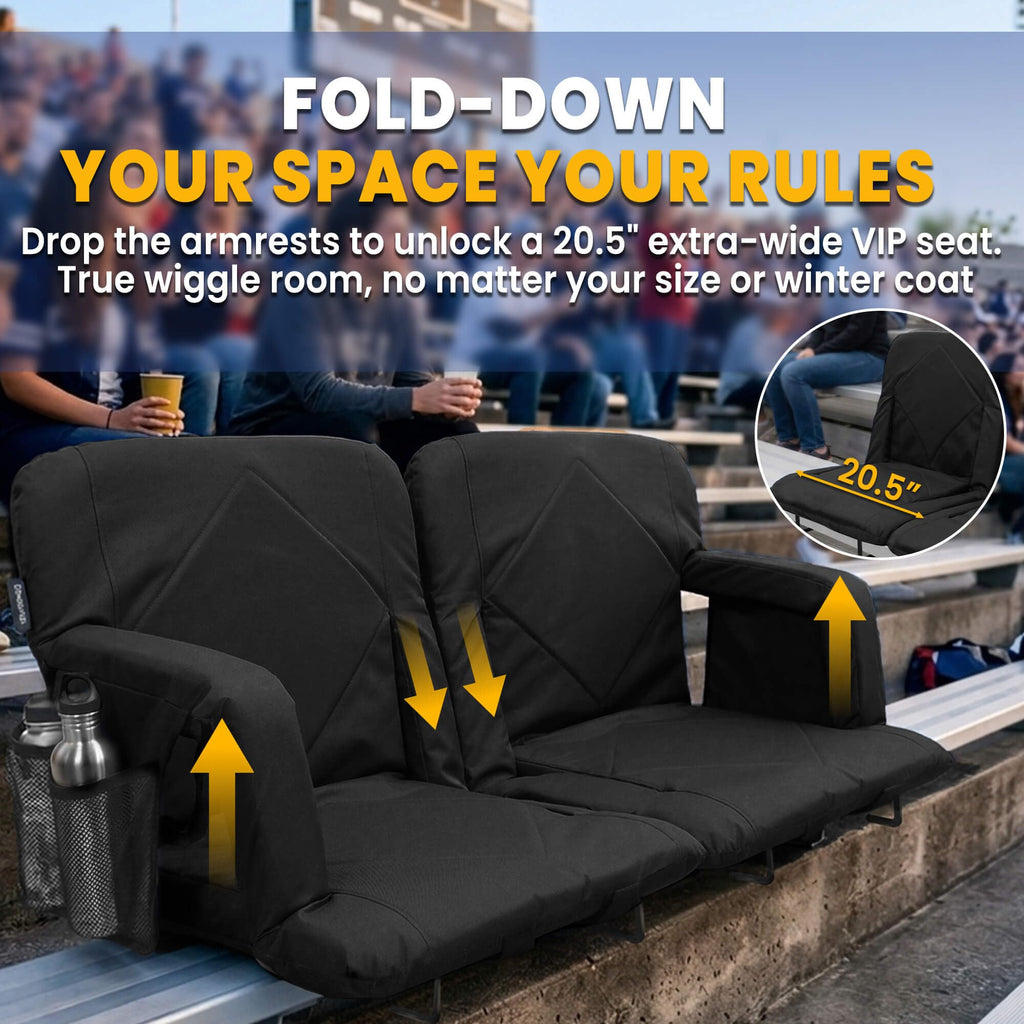 Reclining Stadium Seats with Back Support L844
