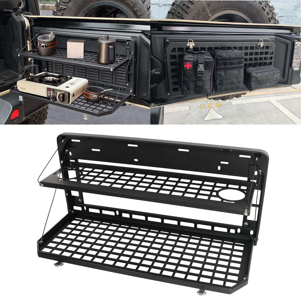 Foldable Aluminum Alloy Tailgate Table E203684
