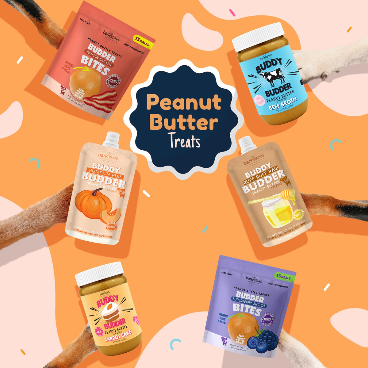100% Natural Peanut Butter Dog Treat (17oz) Z45642
