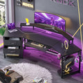 79" Gaming Desk with Fabric Drawers Storage C3487