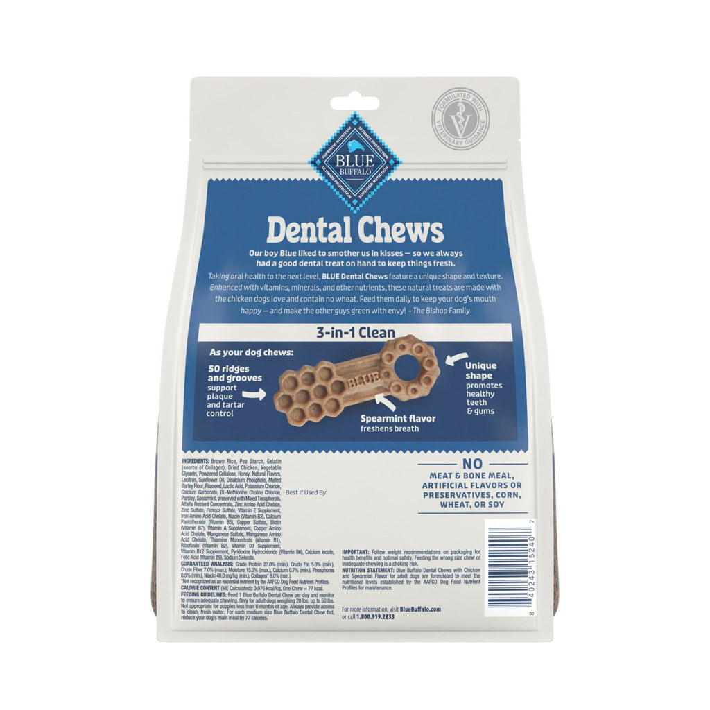 Chicken & Spearmint Medium Dental Chews, 11.5 oz, 14 ct Q5372