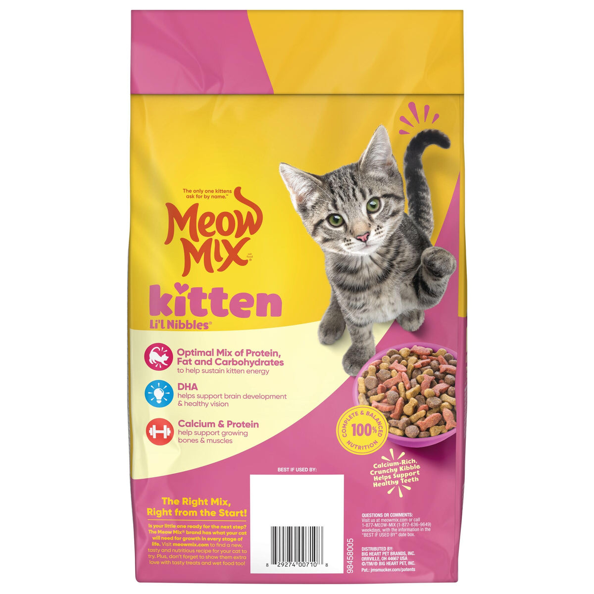 Dry Cat Food for Kittens, 4 Bags Q19847