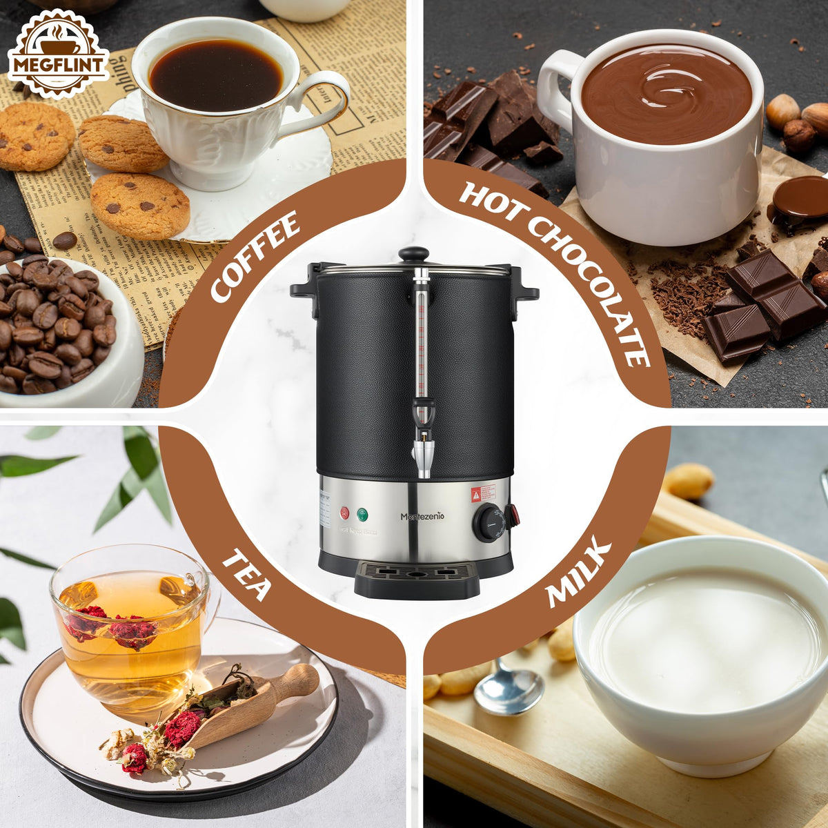 50-Cup Stainless Steel Double Insulated Coffee Urn A897632