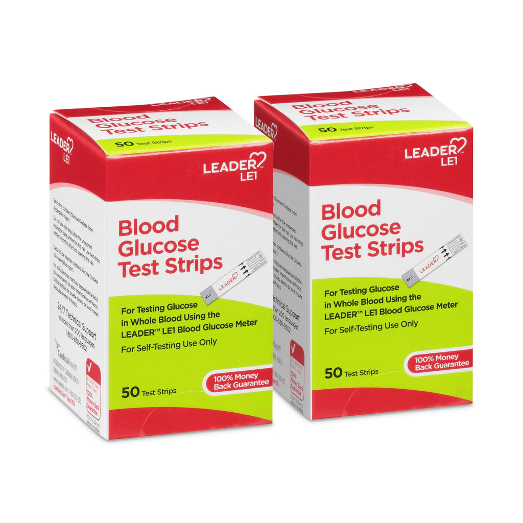 Blood Glucose Test Strips 50 Count Pack of 2 B212