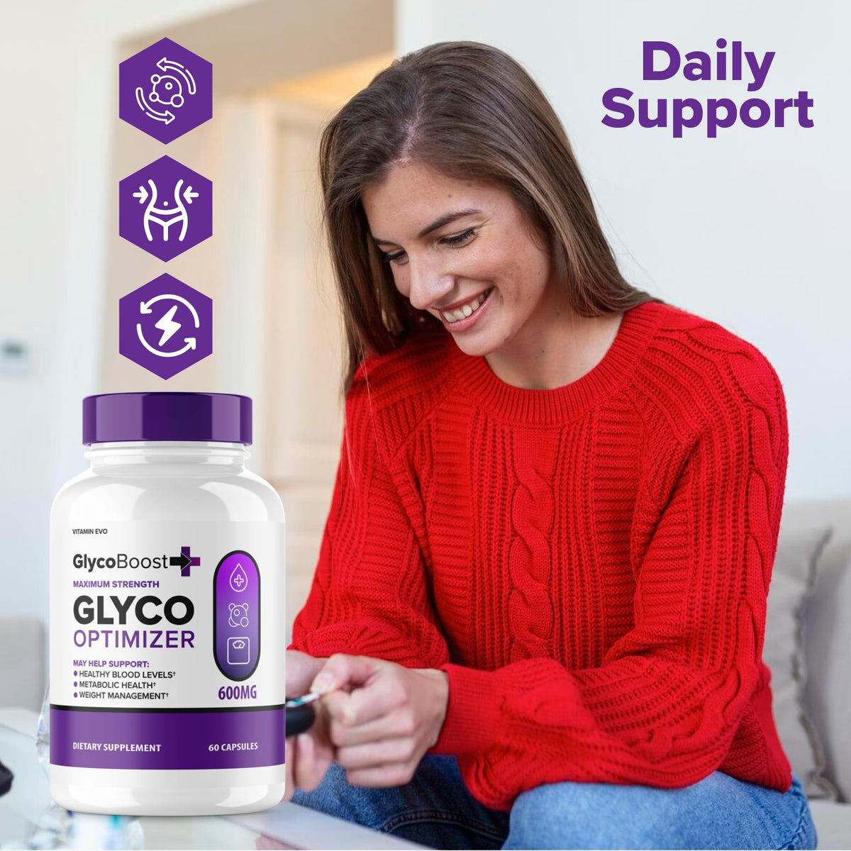 60 Capsules Glycogen Support Supplement K804
