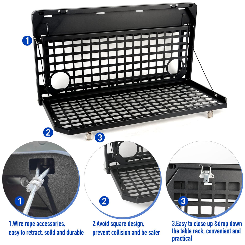 Foldable Aluminum Alloy Tailgate Table E203684
