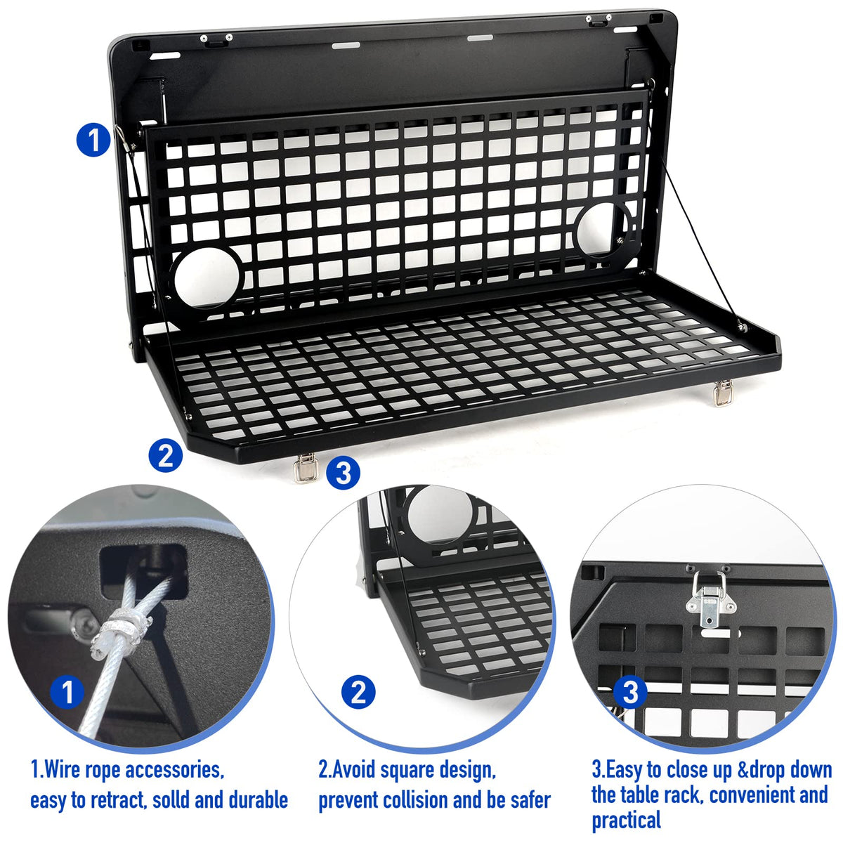 Foldable Aluminum Alloy Tailgate Table E203684